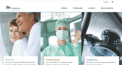 Desktop Screenshot of implantica.com